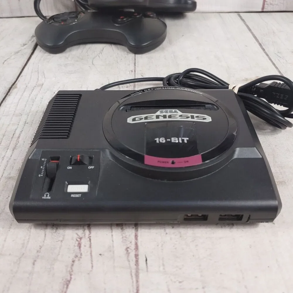 Sega Genesis Classic Mini Console (MK-16000) - 2 Controllers - Authentic TESTED